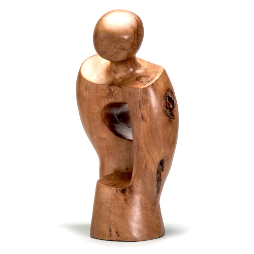 Sculpture bois contemporaine