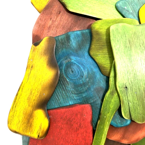 Sculpture bois contemporaine